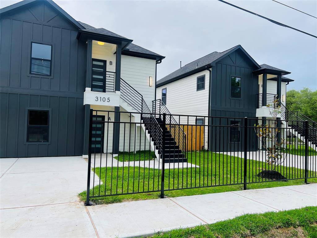 Newly installed gate adds security and curb appeal.