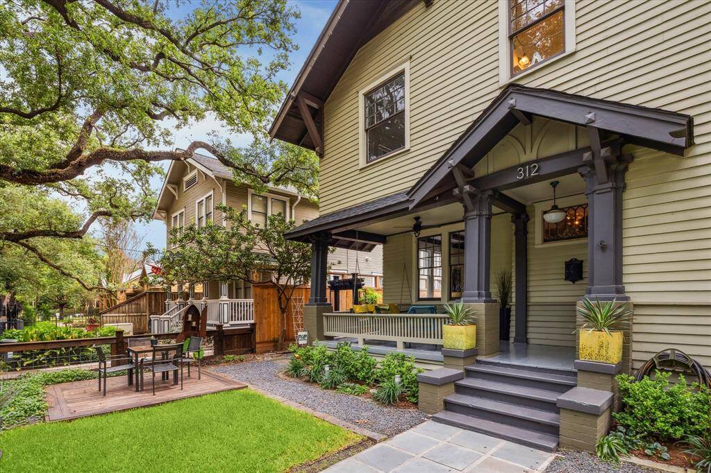 The historic facade and front entryway welcomes you in!