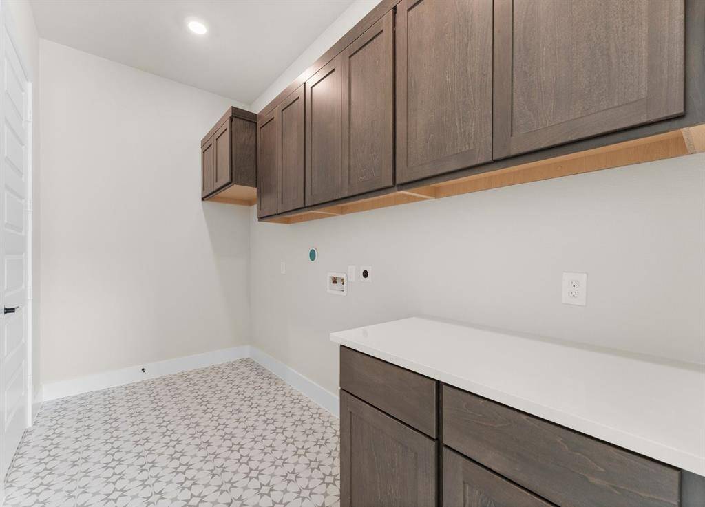 Utility Room with Storage Cabinets and Folding Counter