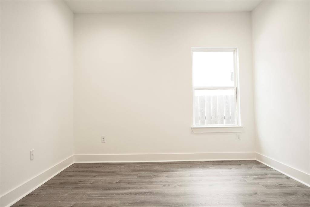 Large bedrooms with large windows for natural light.