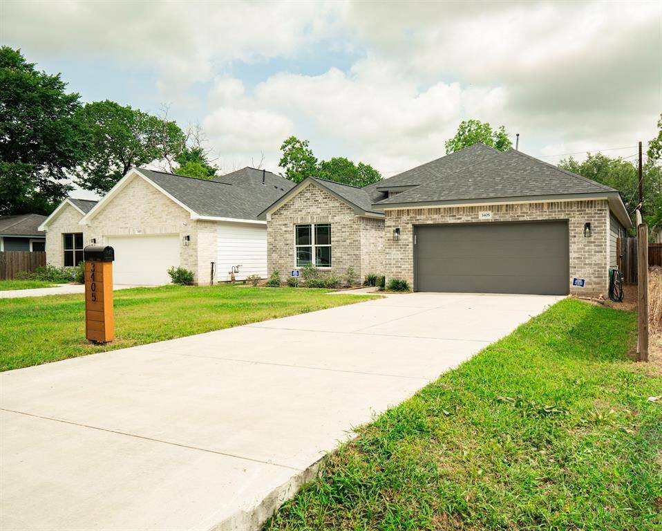 Large extended driveway