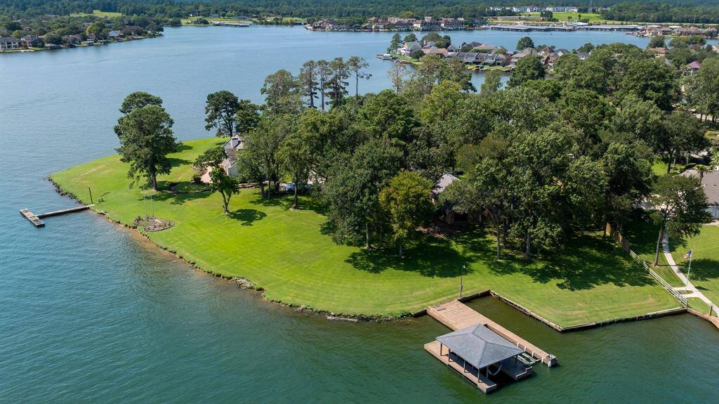 This side has a covered  dock.
