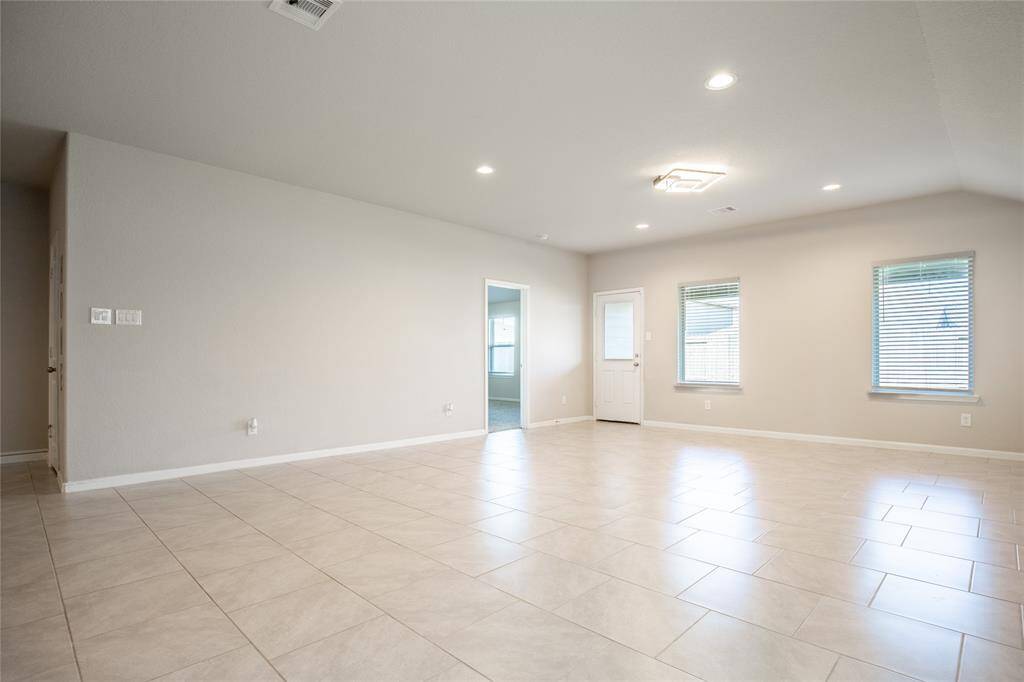Closer view of the spacious living areas.