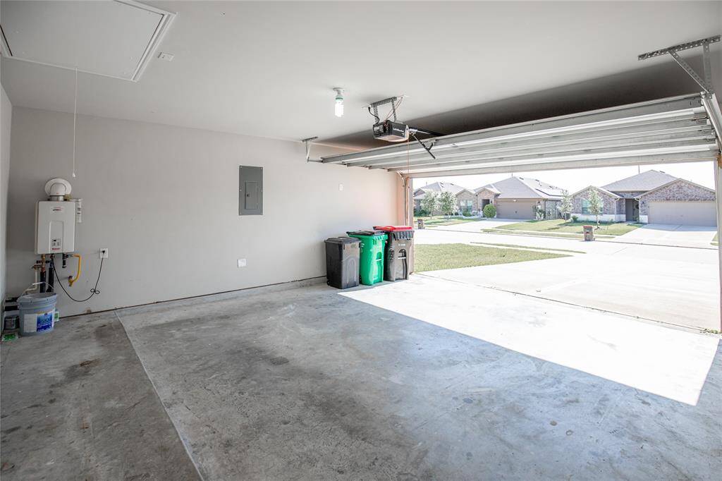 Two-car attached garage