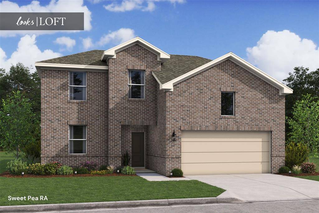 Stunning Sweet Pea design by K. Hovnanian Homes in elevation RA built in Aspire at The Hills of Town Creek. (*Artist rendering used for illustration purposes only.)