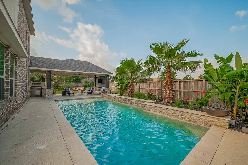 From this view, you can truly see how private your backyard is - no neighbors behind and only 1 neighbor on the NW side of the home