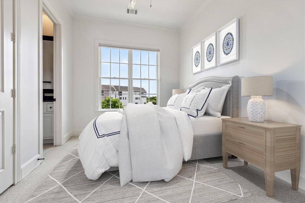 Ensuite secondary bedroom on the 3rd floor is spacious and full of natural light.