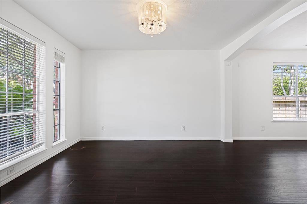 This space could easily be used as an office or downstairs play area