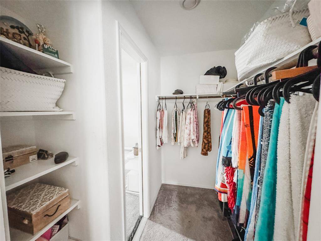 Walking closet for upstairs bedroom