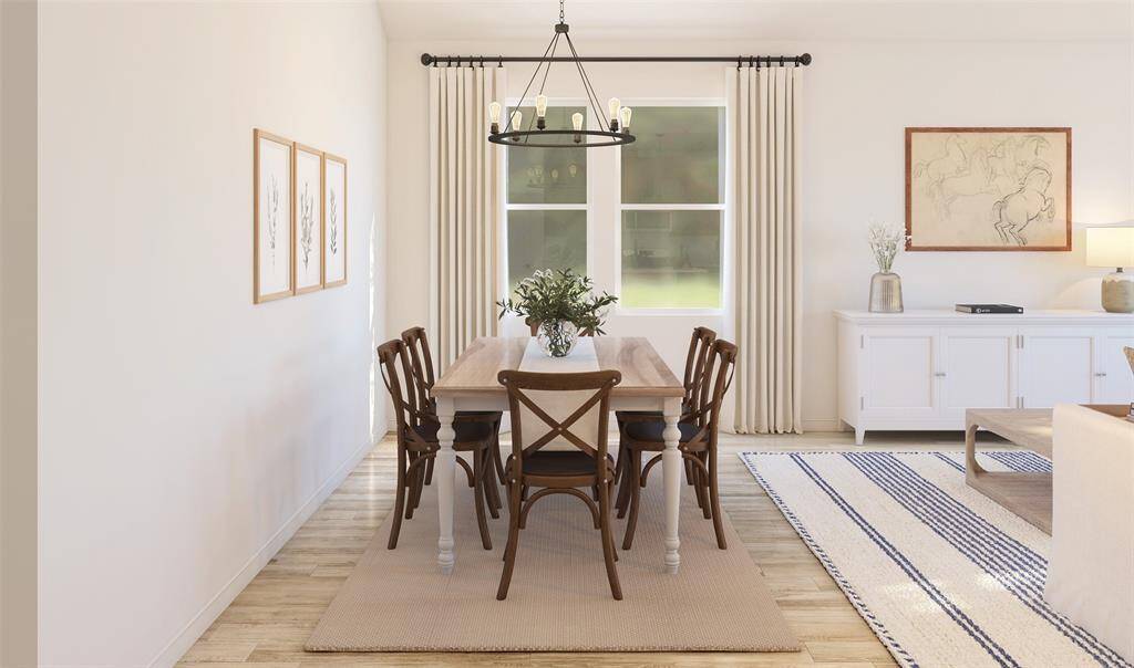 Charming dining area (*Artist rendering used for illustration purposes only.)