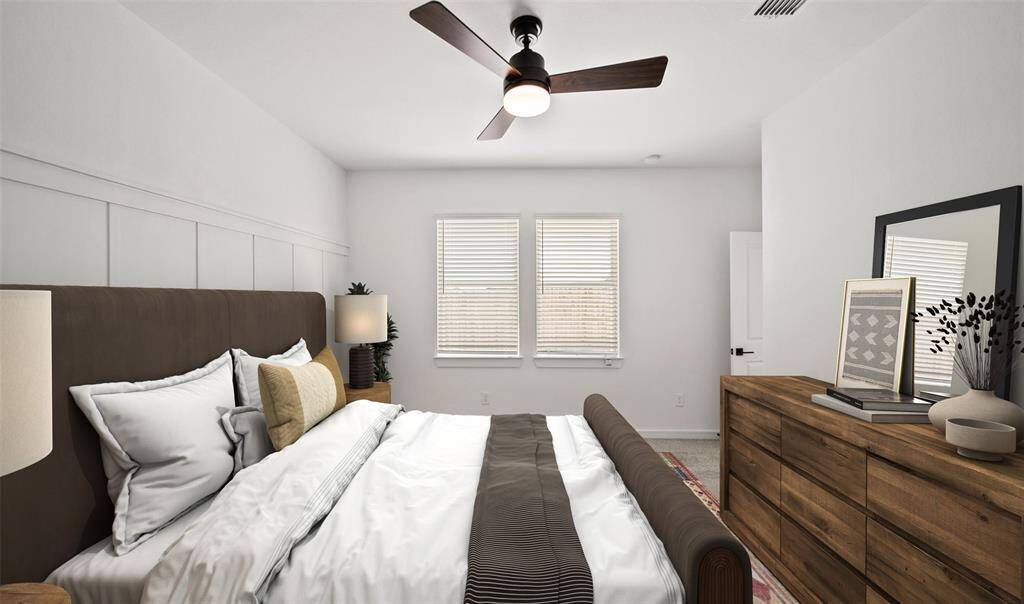 Spacious primary suite (*Photo not of actual home and used for illustration purposes only.)