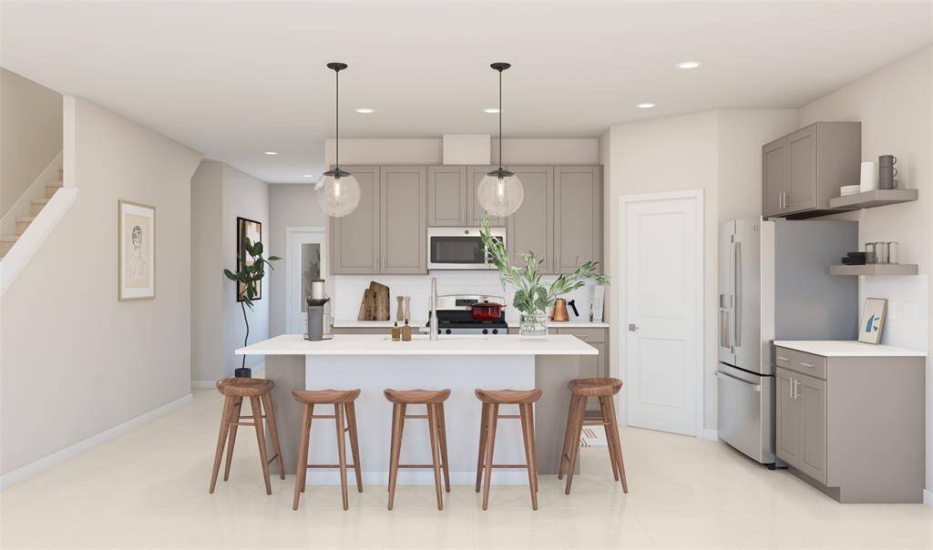 Charming Daffodil IV design by K. Hovnanian Homes in elevation PA built in Aspire at The Hills of Town Creek. (*Artist rendering used for illustration purposes only.)