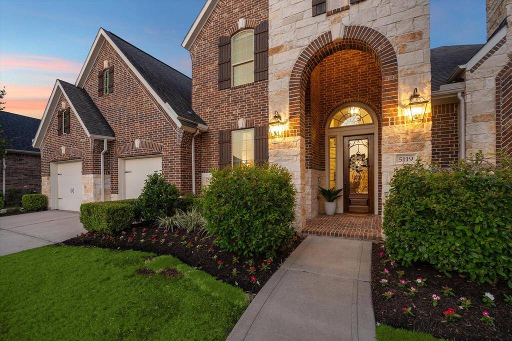 Welcome Home! Picturesque home featuring a game room, media room, formal dining, private office and 2 beds down.