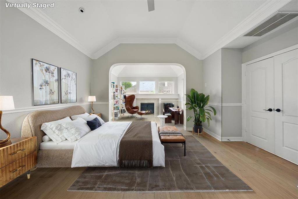 virtual look of the master room
