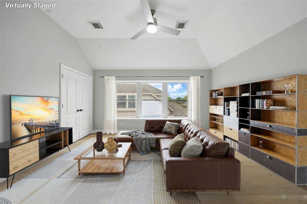virtual look of game room