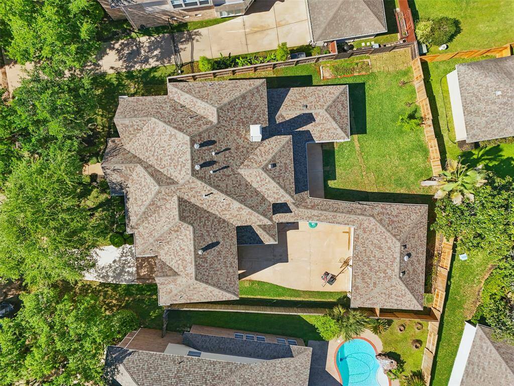 This aerial photo of your future dream home