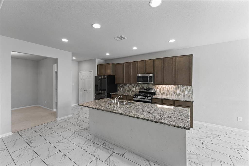 Open-concept Kitchen.