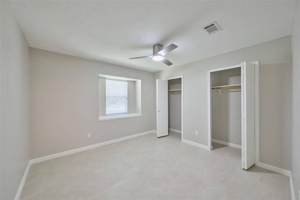 Bedroom #2 with double closets.