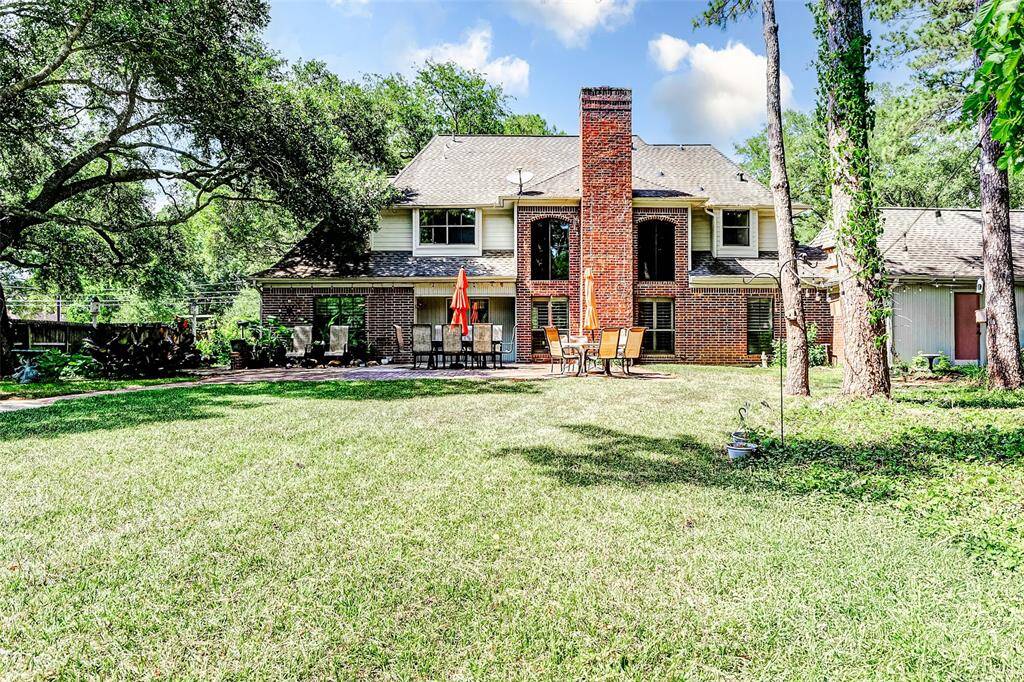 Expansive back yard big enough for kids to play or for all your entertaining needs.