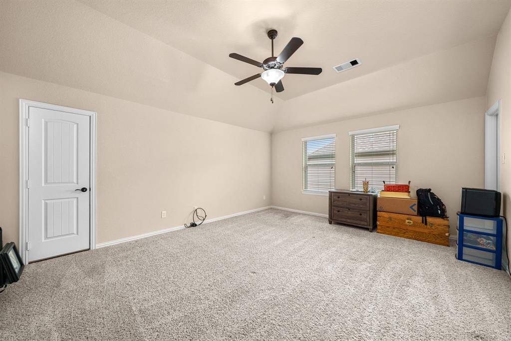 Large room on the 2nd floor can be used as the 5th bedroom, complete with a full bath and its own HVAC control.  Or can be used as a flex space for workout equipment or home theater.  Options are endless.