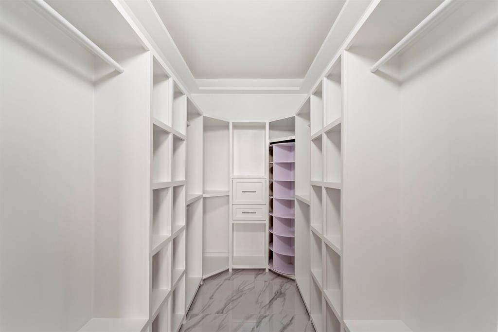 Primary closet