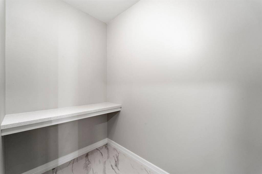 Storage closet in the hallway