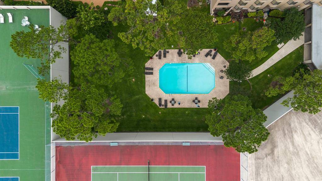 Tennis courts and pool