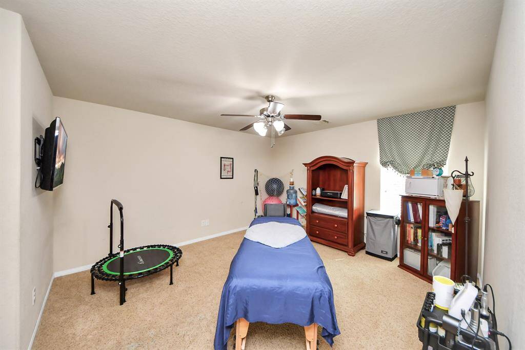Fourth bedroom with access to half bath. Great for office, bedroom, study or retreat.