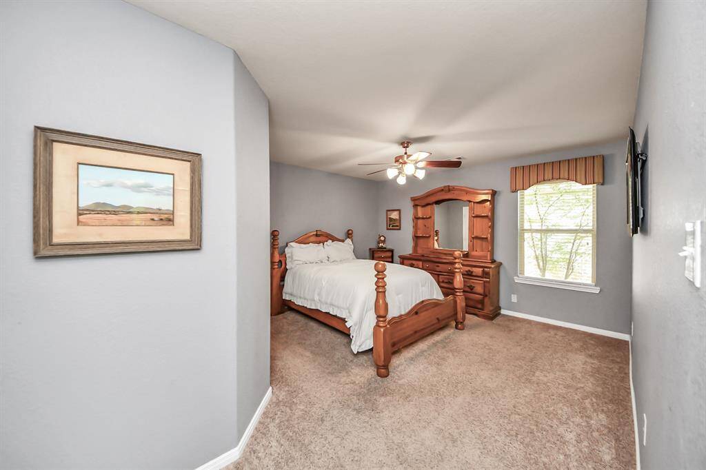 Secondary bedroom off front of home.