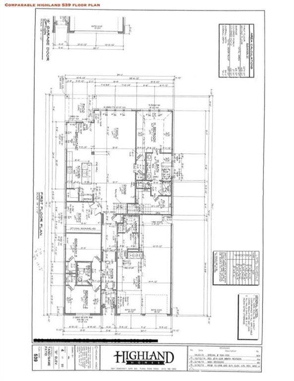 First level Highland Homes 539 Floor Plan (example). Walk-in attic storage space with Radiant Attic Barrier. Some of the items that convey: 4 security cameras with base station, monitor, wireless router/antenna and remotes. Retractable garden hose reel and water hose mounted outside garage. Garage organizing wall, cabinets & shelves. Replacement tiles, spare trim, etc in attic for future owner.