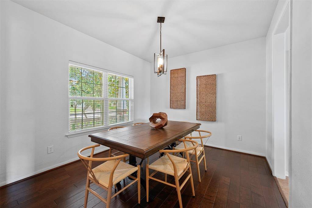 Formal dining room with