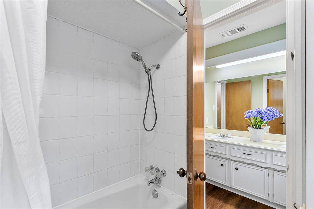 Second bathroom shower area.