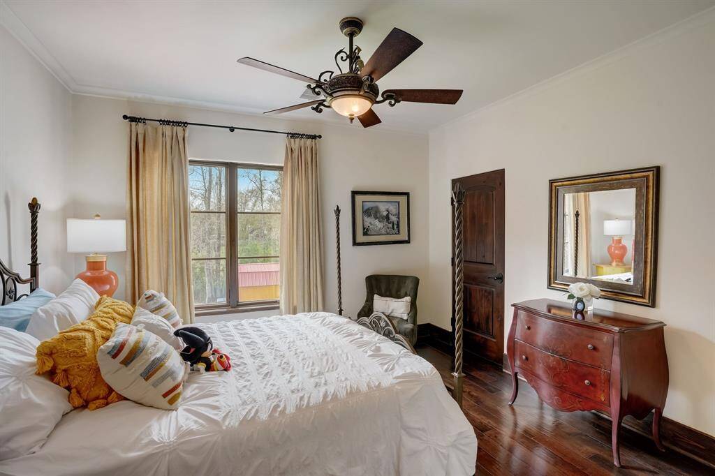 Comfortable and stylish, this guest bedroom provides the perfect retreat.
