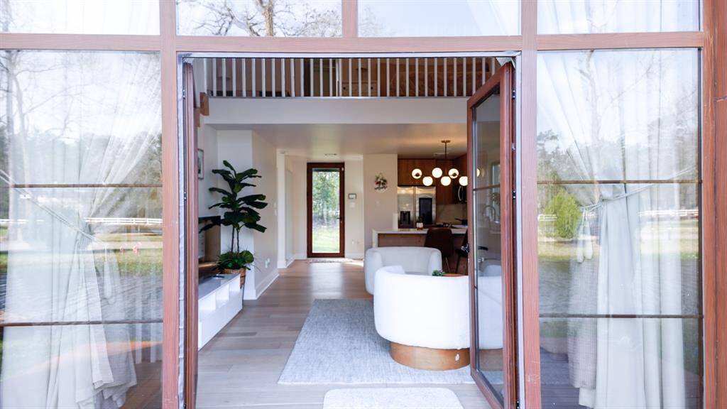 A private side entrance to the casita, offering convenience and easy access.