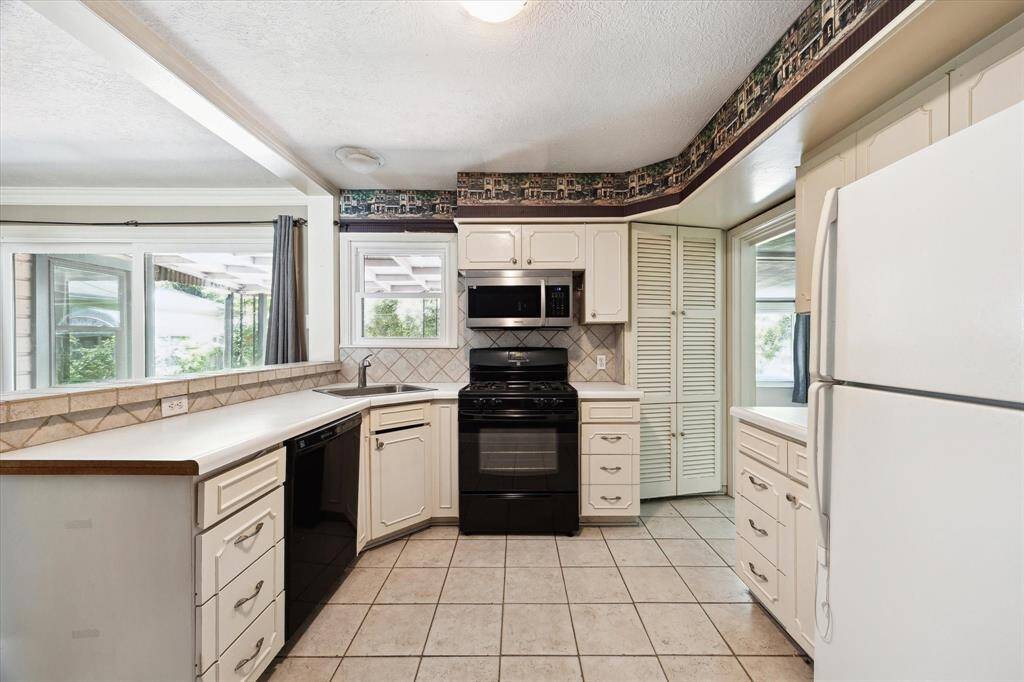 This view shows the storage and counter space.