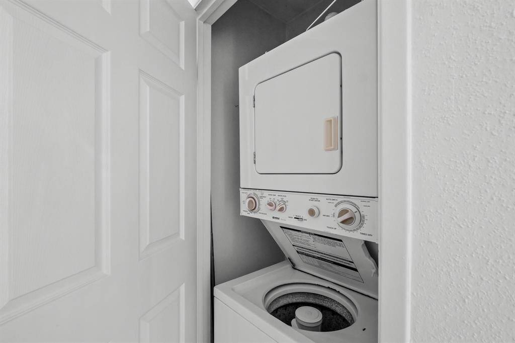 Washer and Dryer included and conveniently located inside the home.