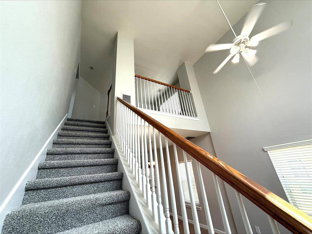 New carpeting on stairs and second floor.