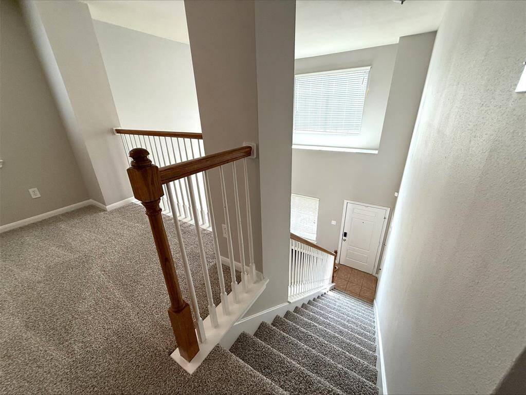 Loft and stairs.