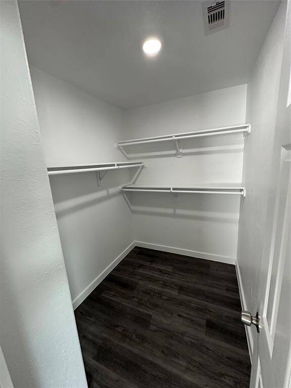 Primary upstairs walk-in closet