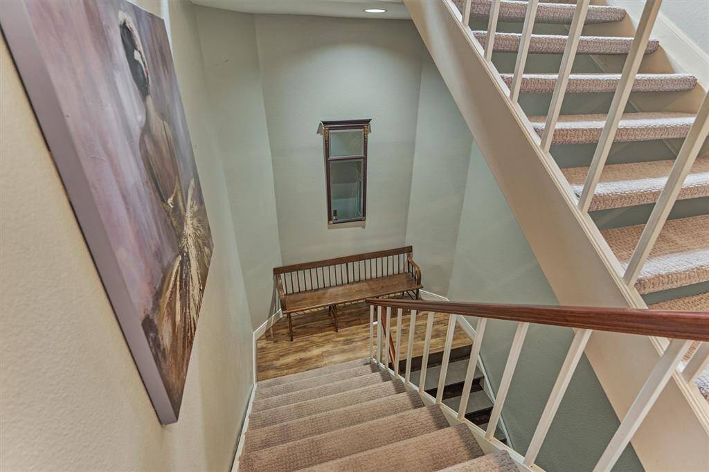 Down to the first floor