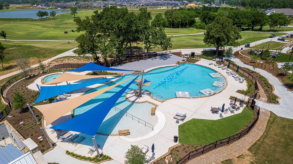 Relax and recharge at the brand-new resort-style pool at Chambers Creek—exclusively designed for active adult living, with shaded areas and plenty of space to unwind in style.
