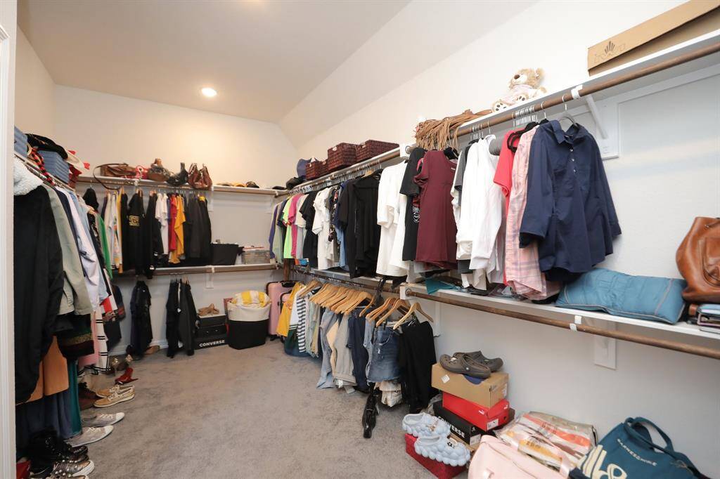 Upstairs Primary closet.