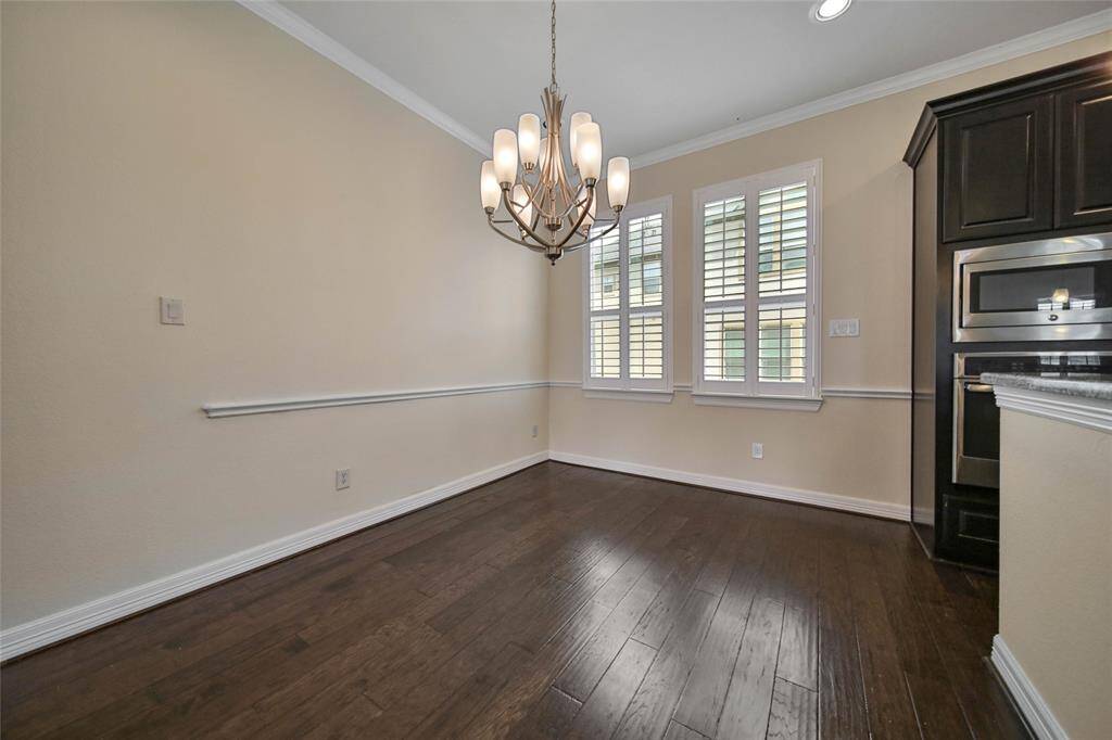 View of dining area.