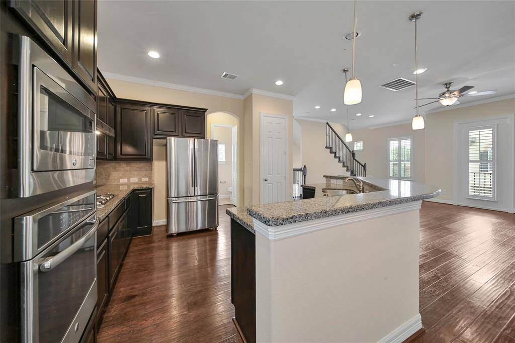 View of kitchen.