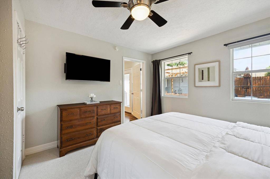 Bedroom 4 is located at the back of the home, offering quiet privacy and views of the backyard.