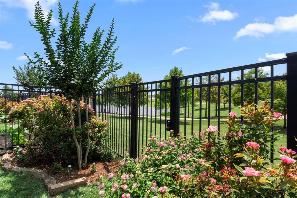 Beautiful landscaping.