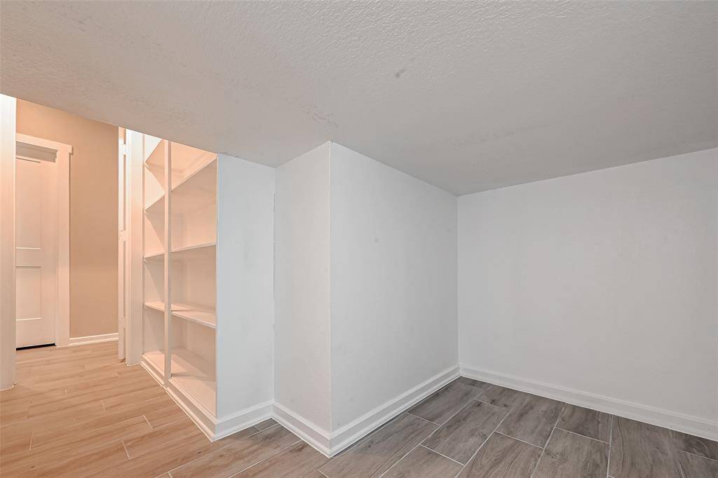 Huge storage space under the stairs