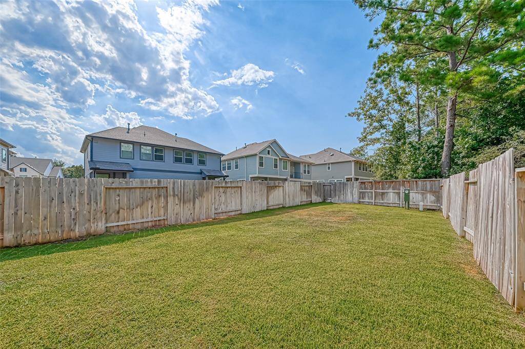 Very good size backyard