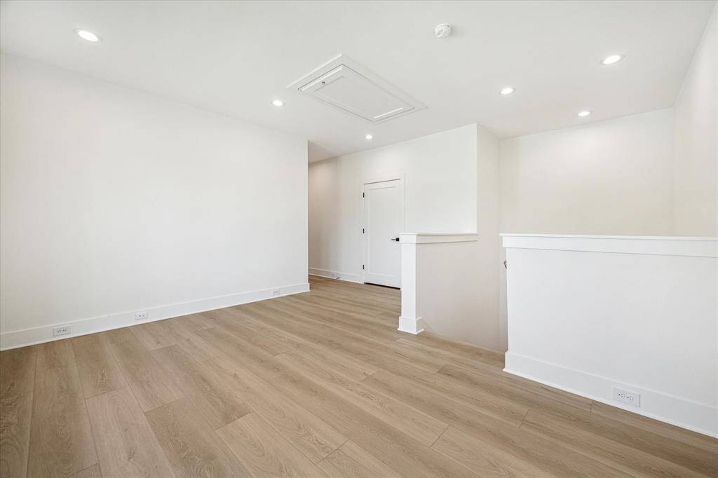 Not pictured, linen closet and dedicated office space in the hallway