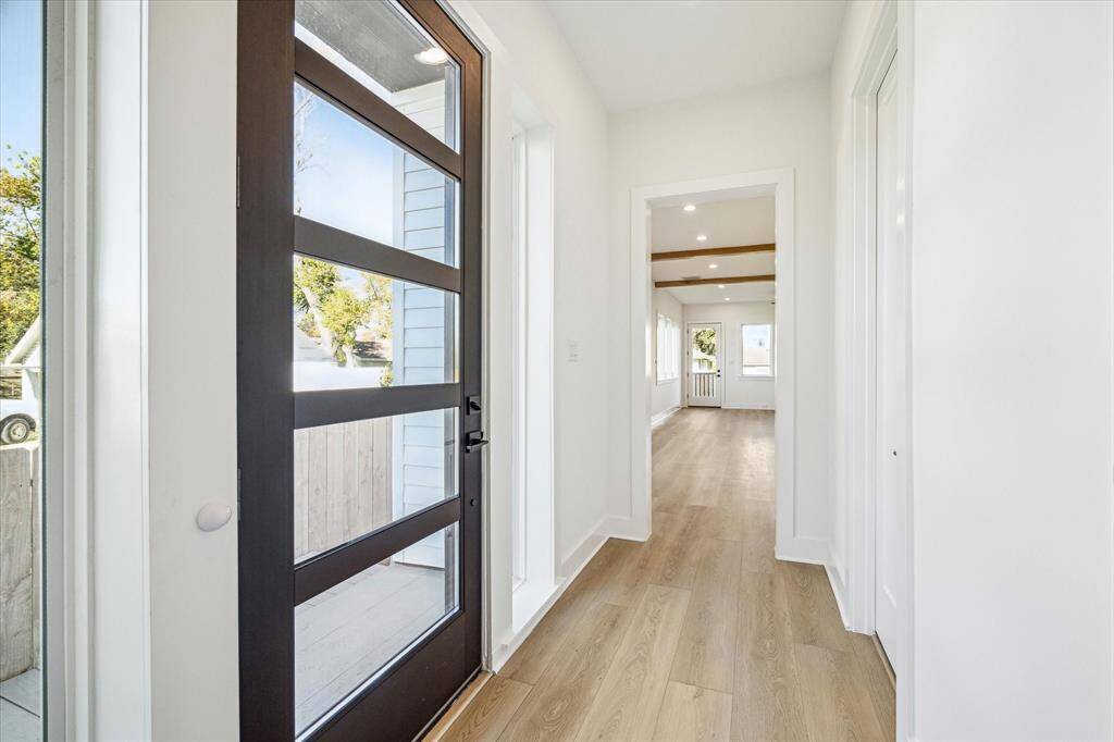 Entry into the home with west facing door